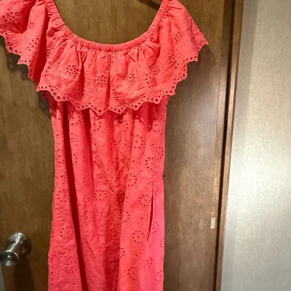 Tommy Bahama Coral midi dress. - Picture 2 of 4